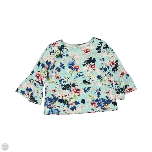 Top 3/4 Sleeve By The Pioneer Woman In Floral Print, Size: Xxl
