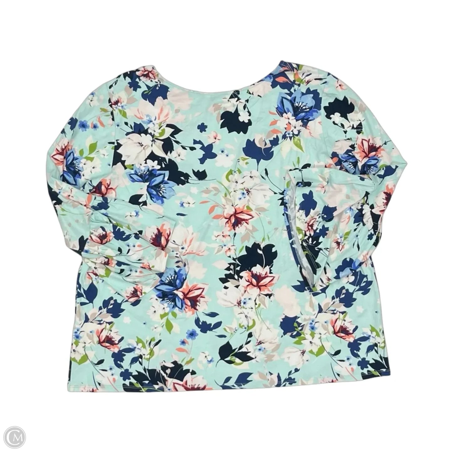 Top 3/4 Sleeve By The Pioneer Woman In Floral Print, Size: Xxl