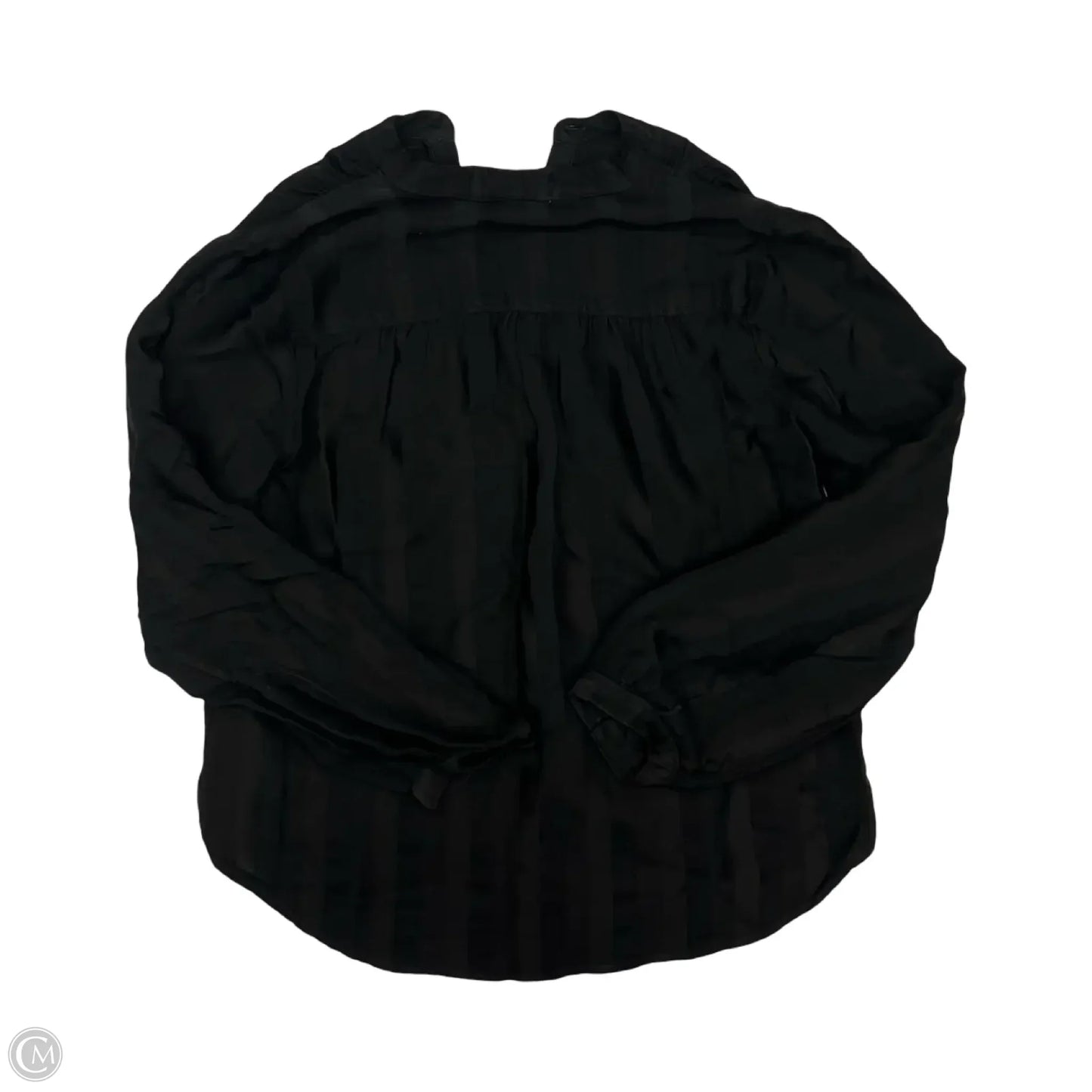 Blouse Long Sleeve By Cloth & Stone In Black, Size: S