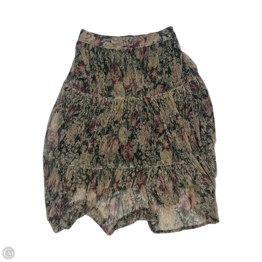 Skirt Midi By Lc Lauren Conrad In Floral Print, Size: Xl