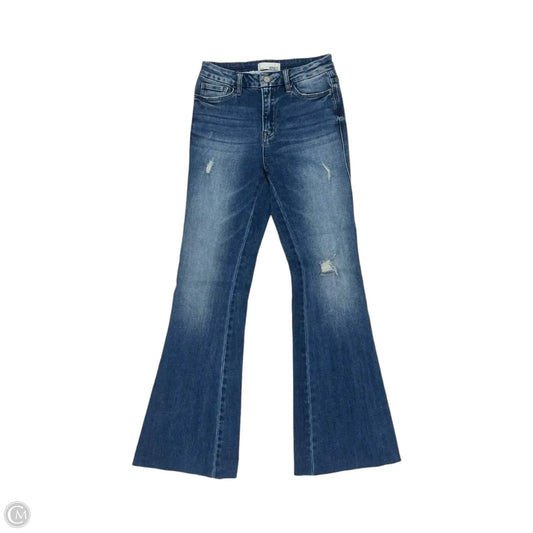 Jeans Flared By Vervet In Blue Denim, Size: 2