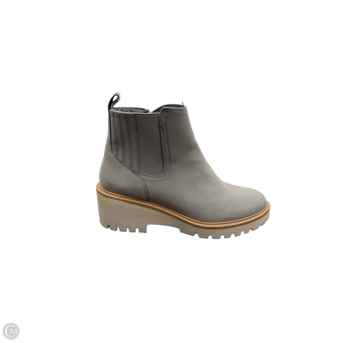 Boots Ankle Heels By Maurices In Grey, Size: 8