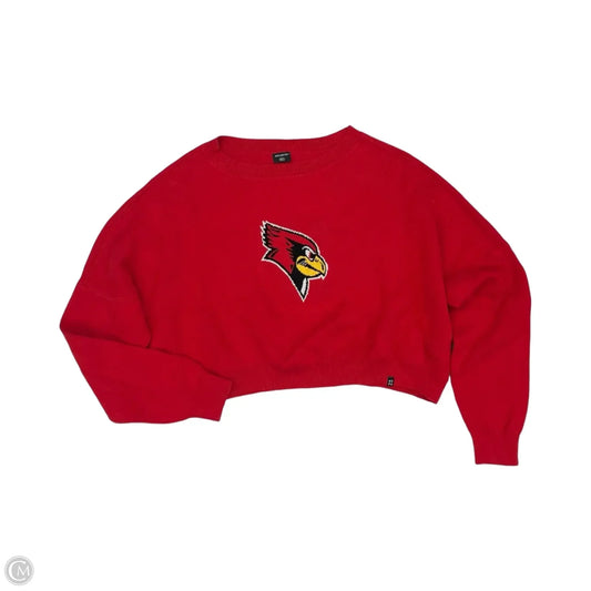 Sweater By Clothes Mentor In Red, Size: Xl
