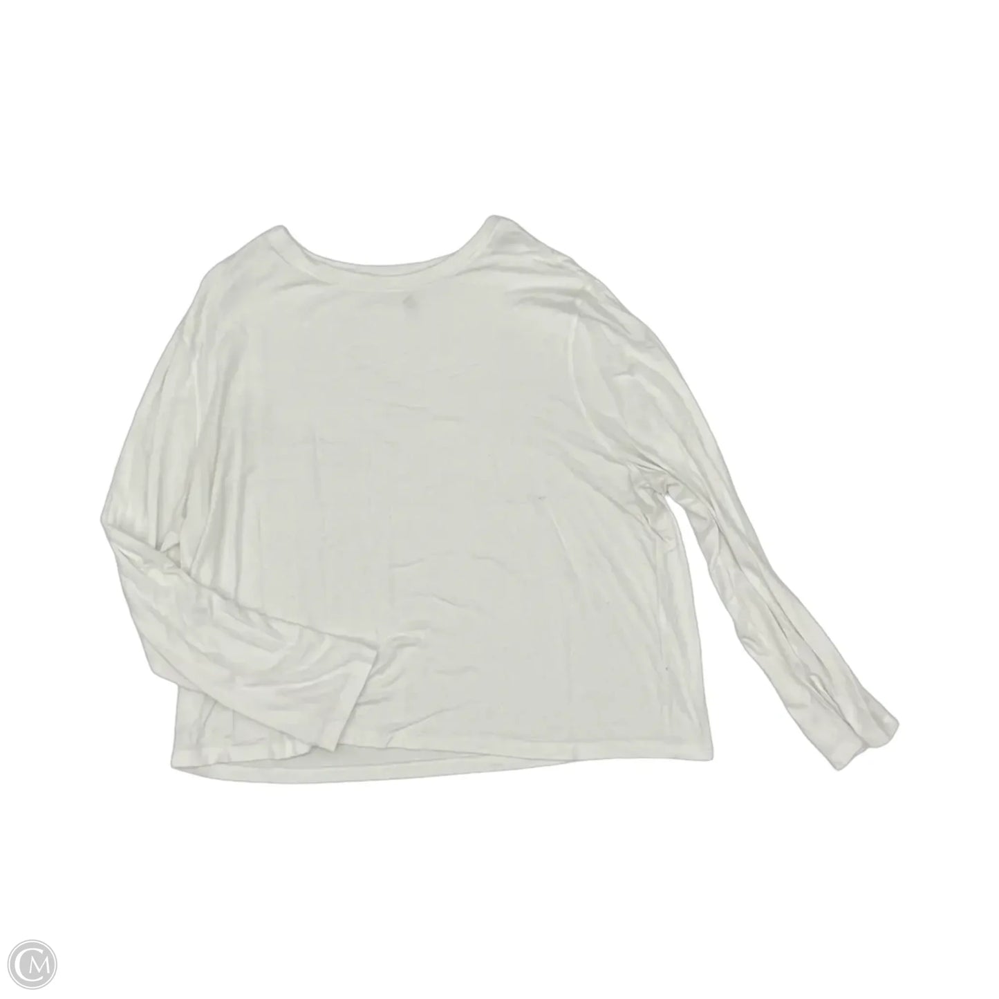 Top Long Sleeve Basic By Lou And Grey In Cream, Size: Xxl