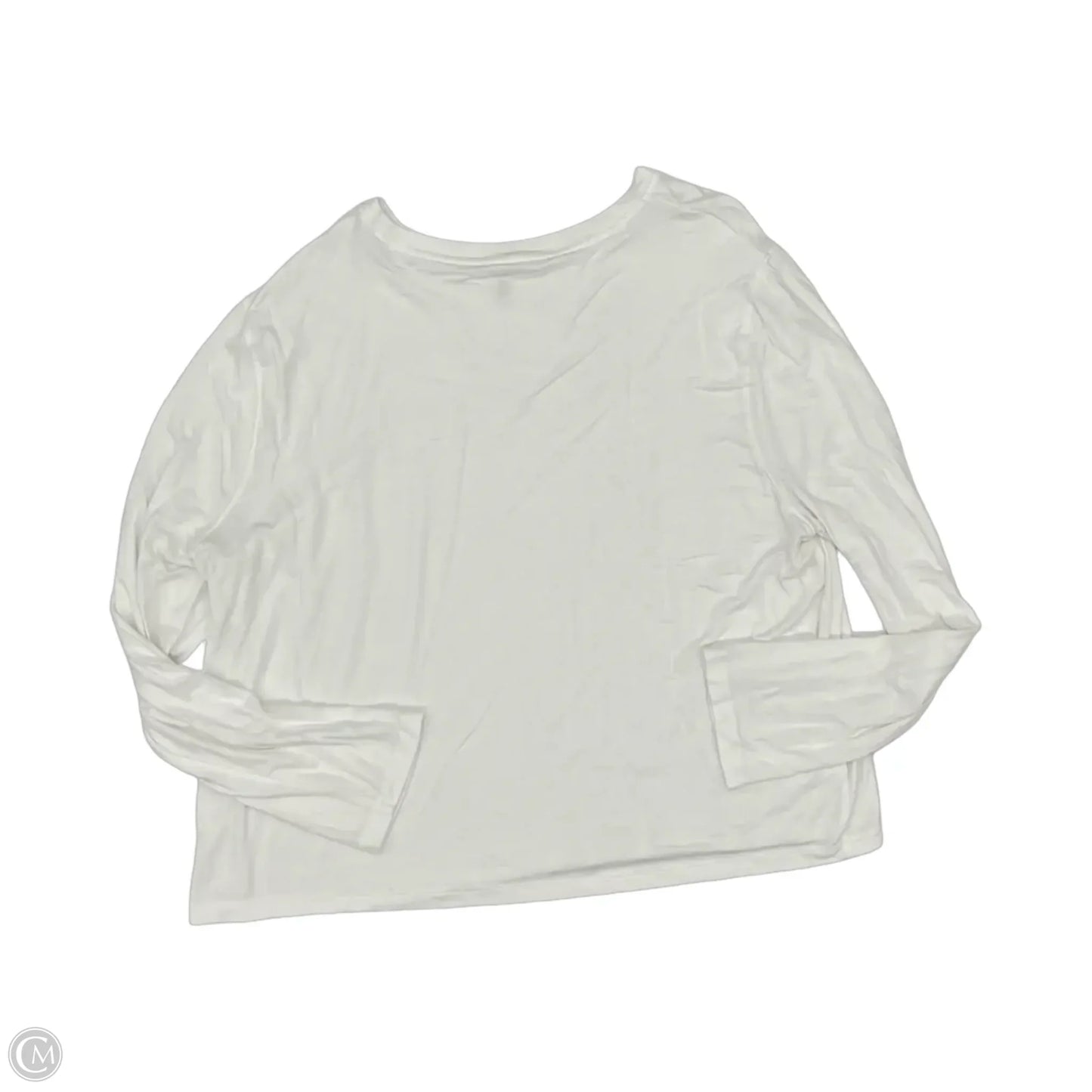 Top Long Sleeve Basic By Lou And Grey In Cream, Size: Xxl