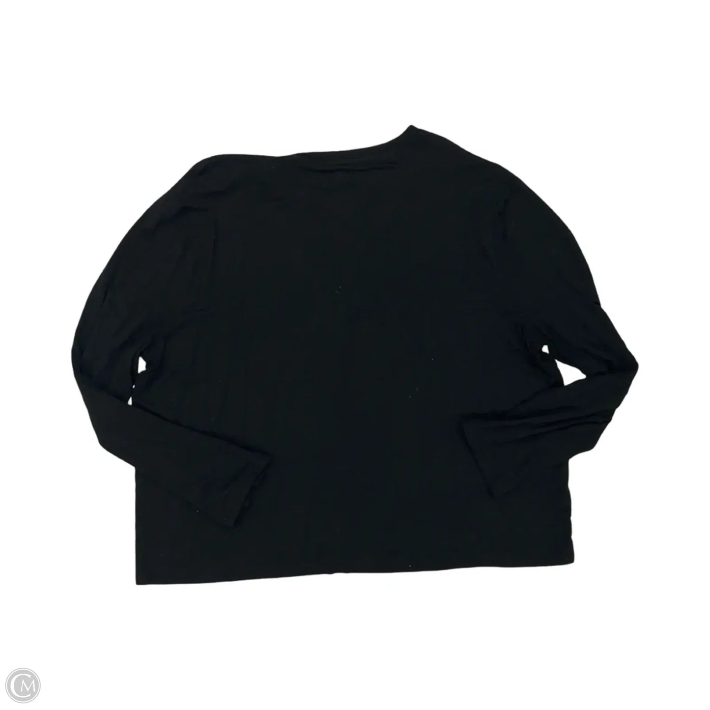 Top Long Sleeve Basic By Lou And Grey In Black, Size: Xxl