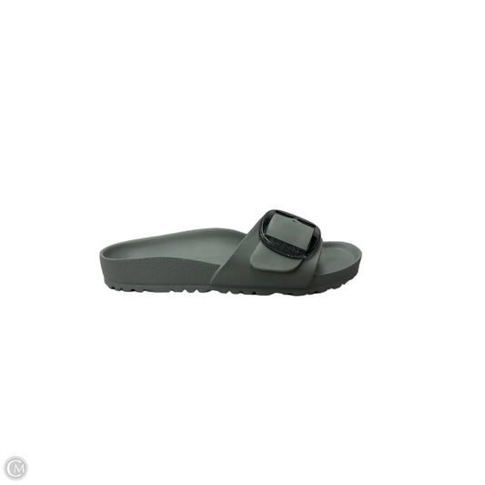 Sandals Flats By Birkenstock In Green, Size: 10