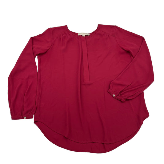 Blouse Long Sleeve By Loft  Size: S