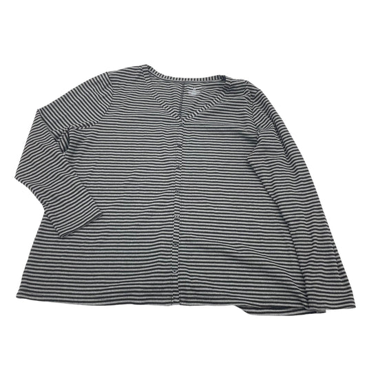 Mono B Clothing Dirty-wash Long Sleeve Top In Grey