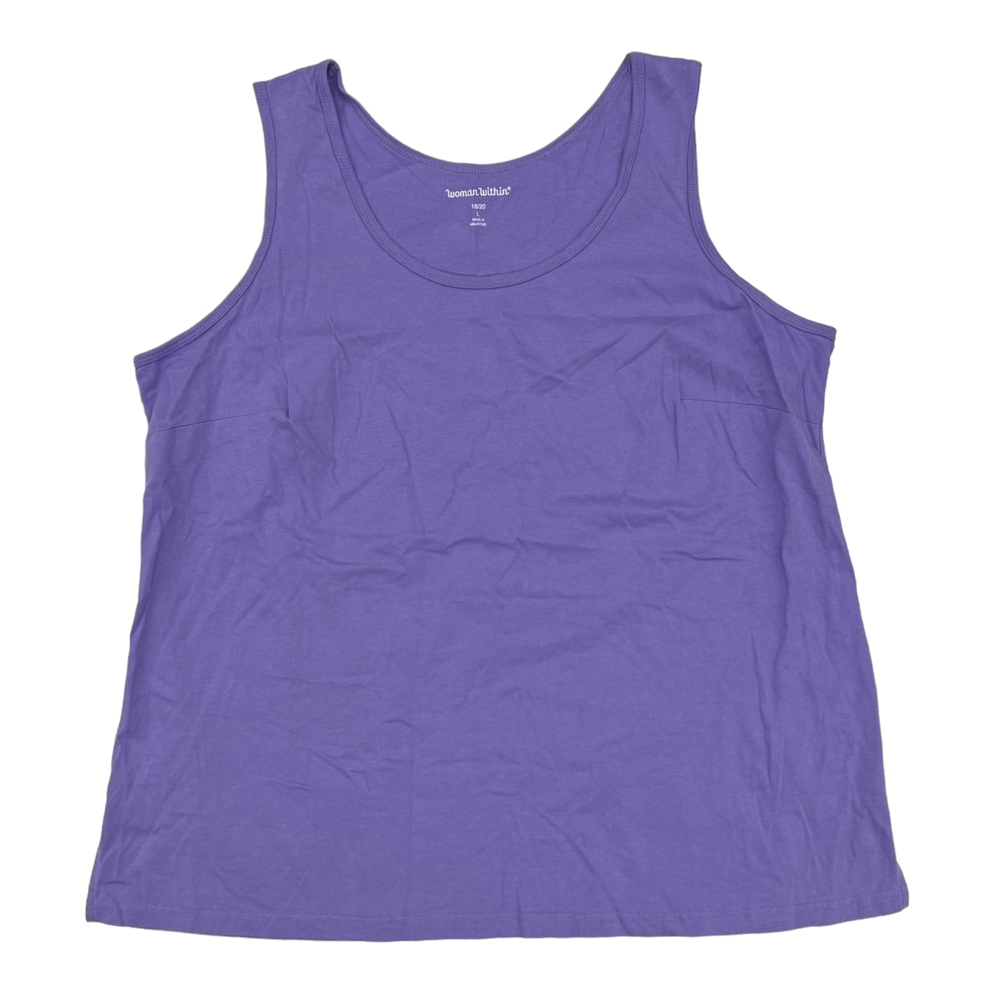 Top Sleeveless By Woman Within  Size: L
