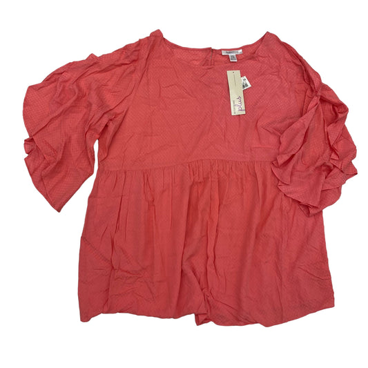 Maternity Top Short Sleeve By Motherhood  Size: 2x