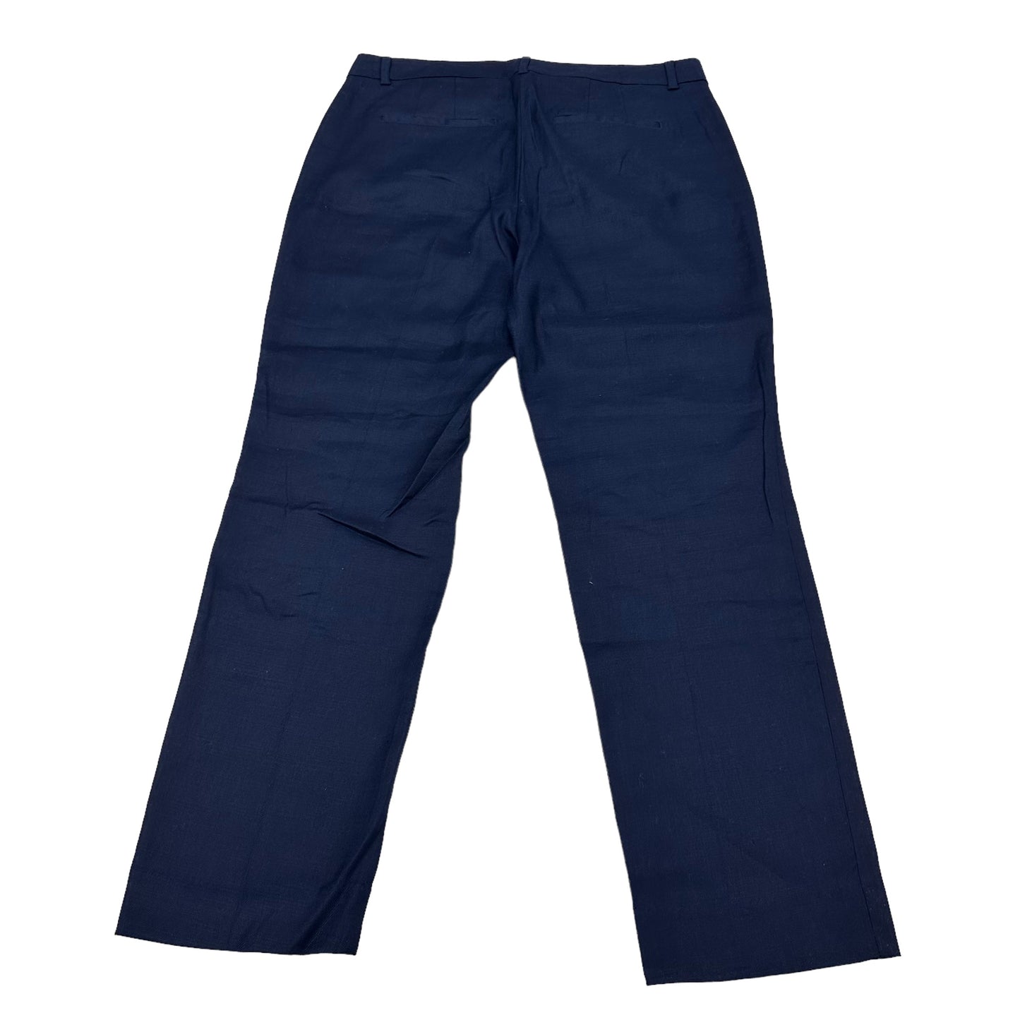 Navy Pants Linen White House Black Market, Size 10