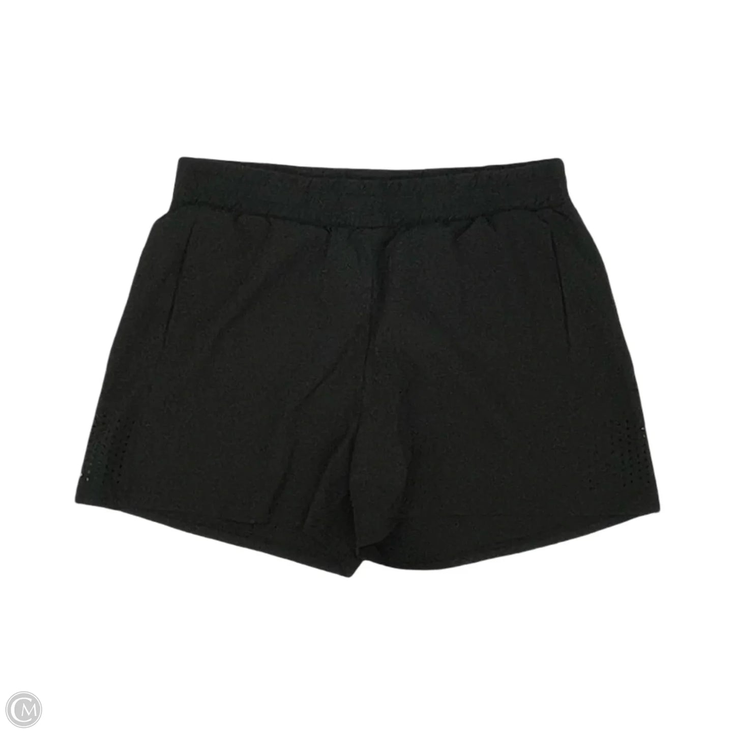 Athletic Shorts By Adrienne Vittadini In Black, Size: L