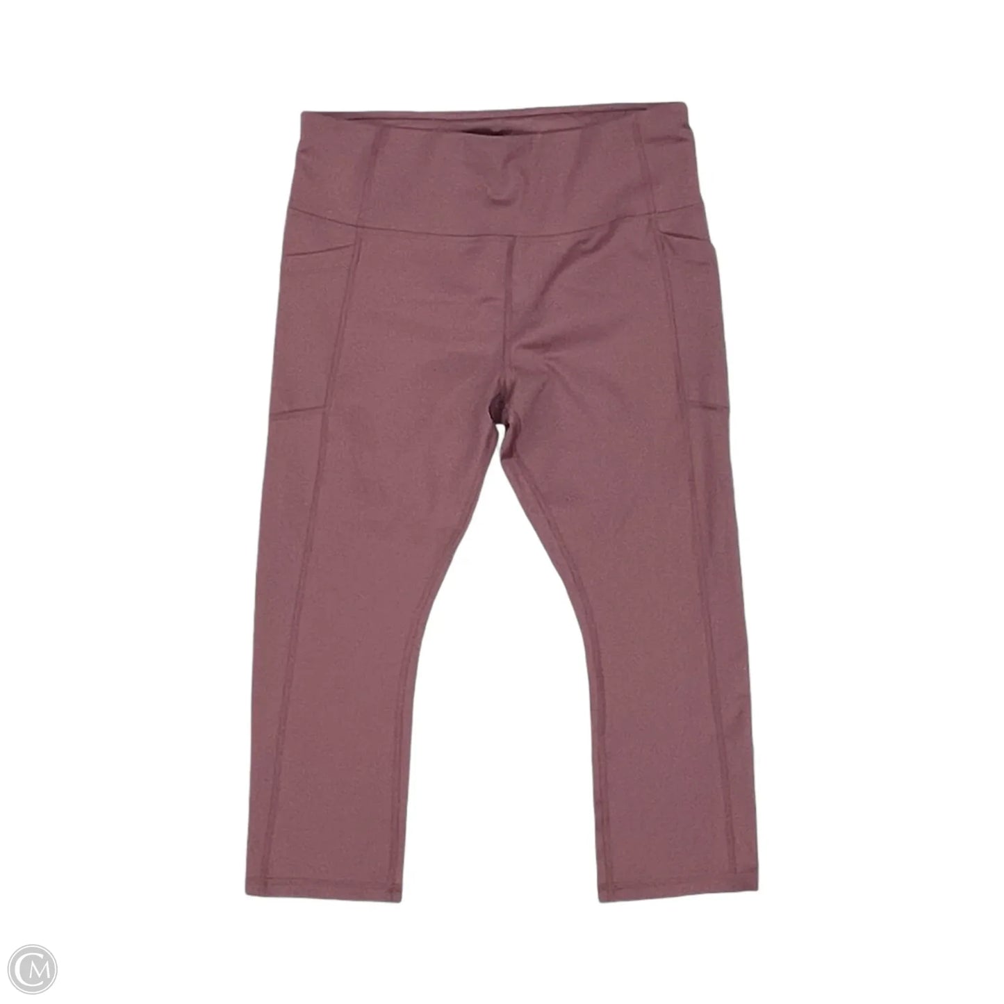 Athletic Leggings Capris By Avia In Mauve, Size: L