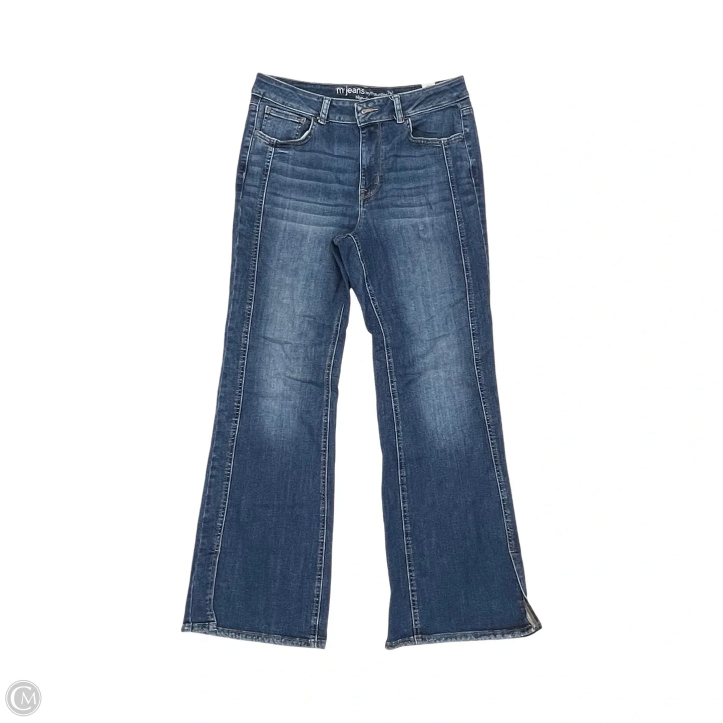 Jeans Flared By Maurices In Blue Denim, Size: 14
