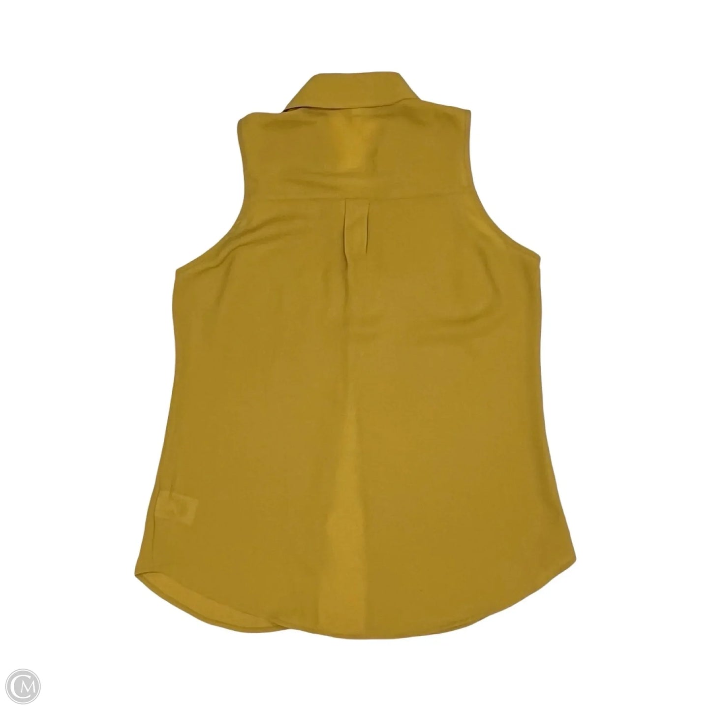 Blouse Sleeveless By Express In Gold, Size: S
