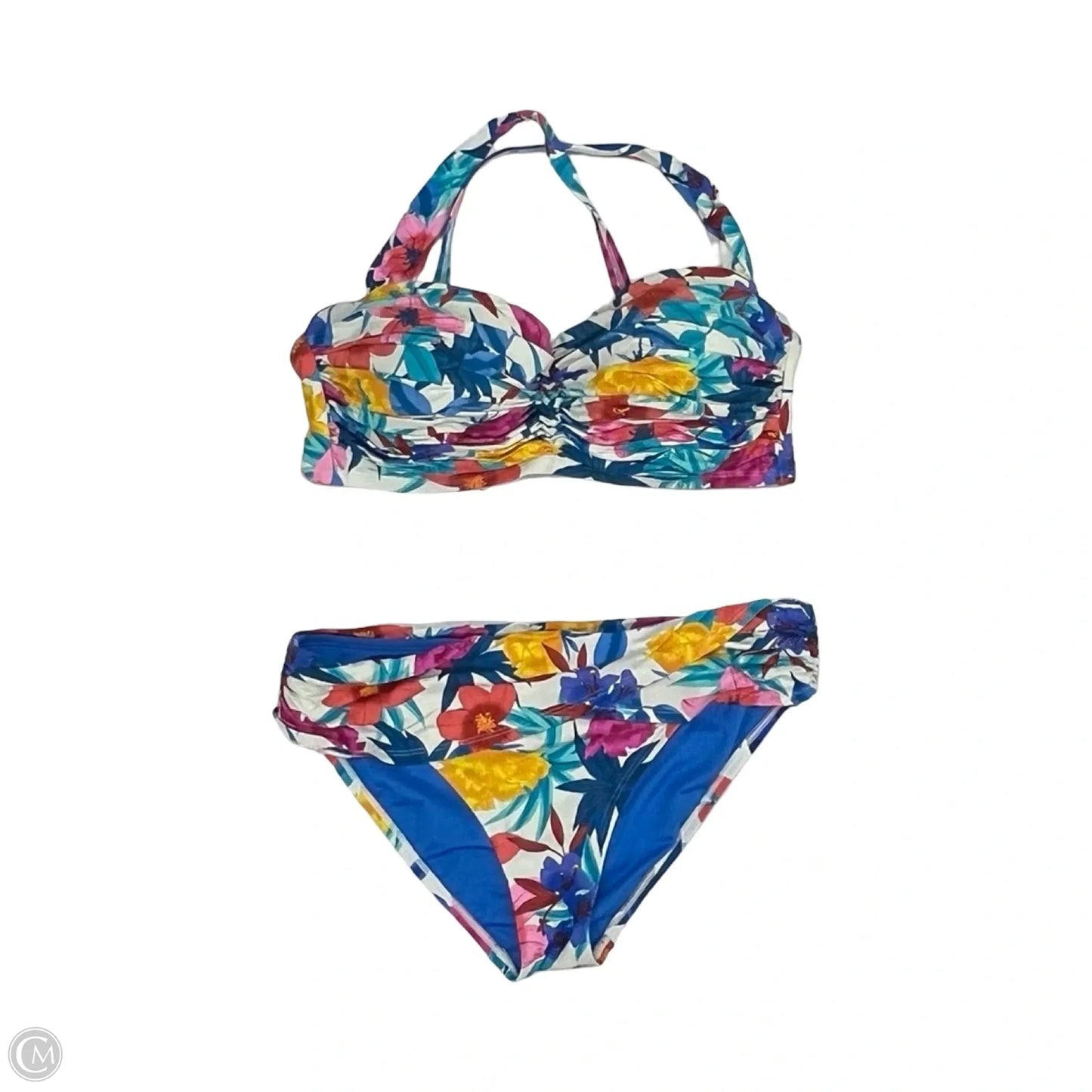 Swimsuit 2pc By Bleu In Floral Print, Size: M