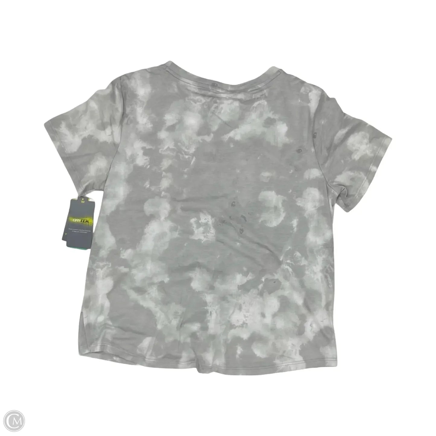 Athletic Top Short Sleeve By Tek Gear In Grey, Size: L