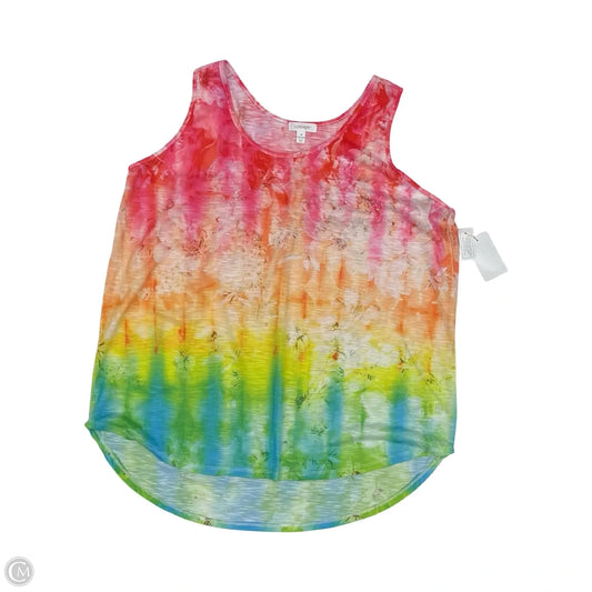 Blouse Sleeveless By Concepts In Multi-colored, Size: 1x