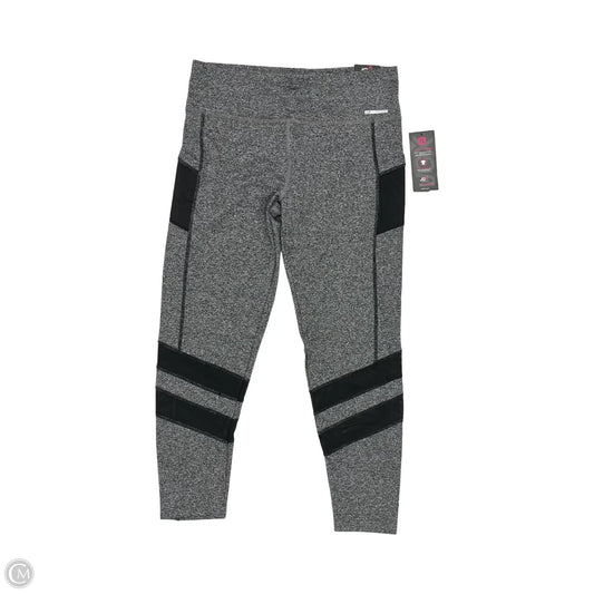 Athletic Leggings By Clothes Mentor In Black & Grey, Size: Xl