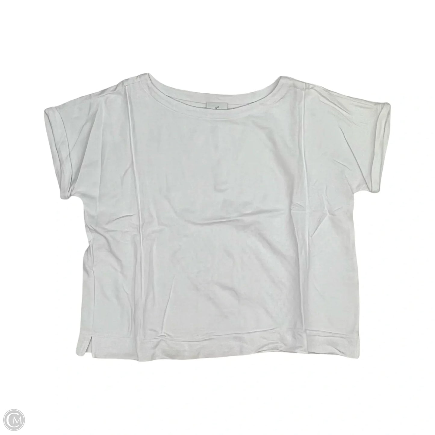 Top Short Sleeve By J. Jill In White, Size: L
