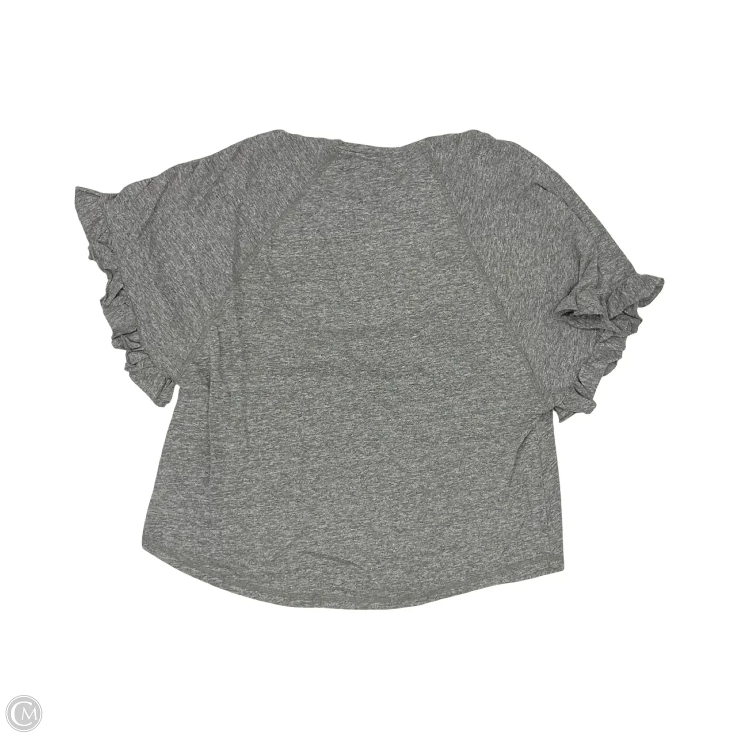 Top Short Sleeve By Adriano Goldschmied In Grey, Size: M