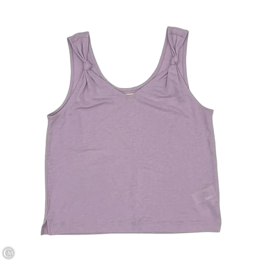 Top Sleeveless By Madewell In Purple, Size: S