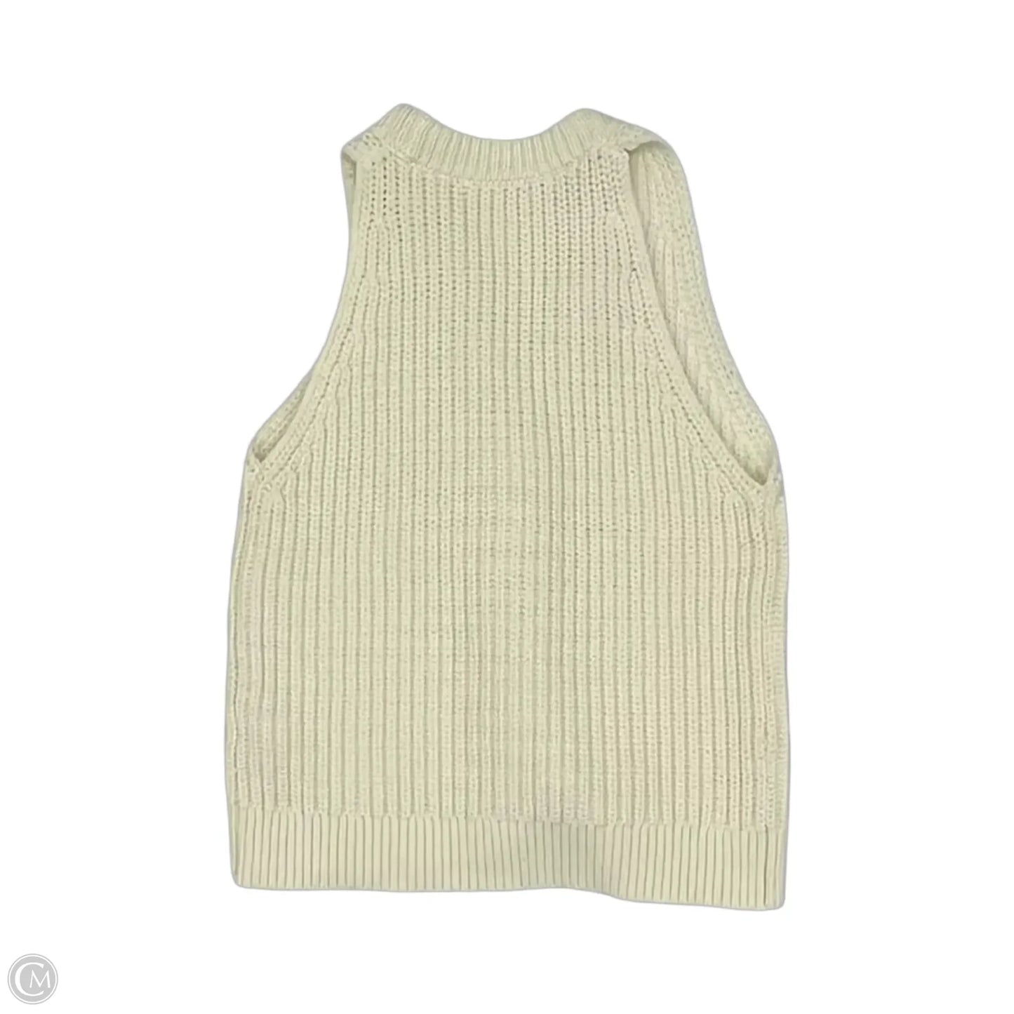 Vest Sweater By Madewell In Cream, Size: S