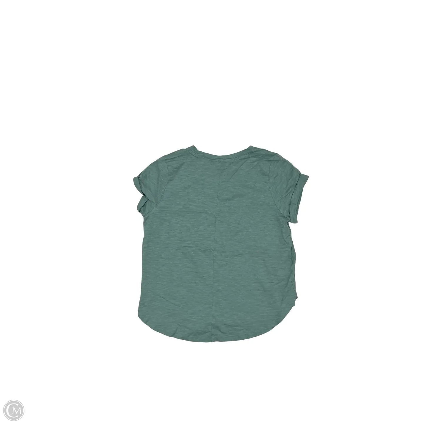 Top Short Sleeve By Eddie Bauer In Green, Size: M