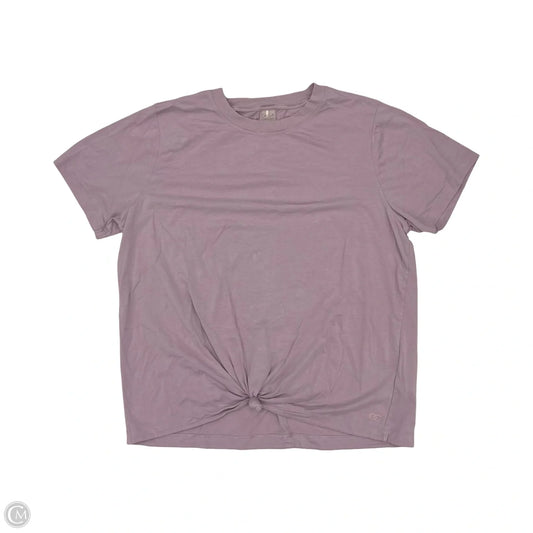 Athletic Top Short Sleeve By Calia In Purple, Size: Xxl