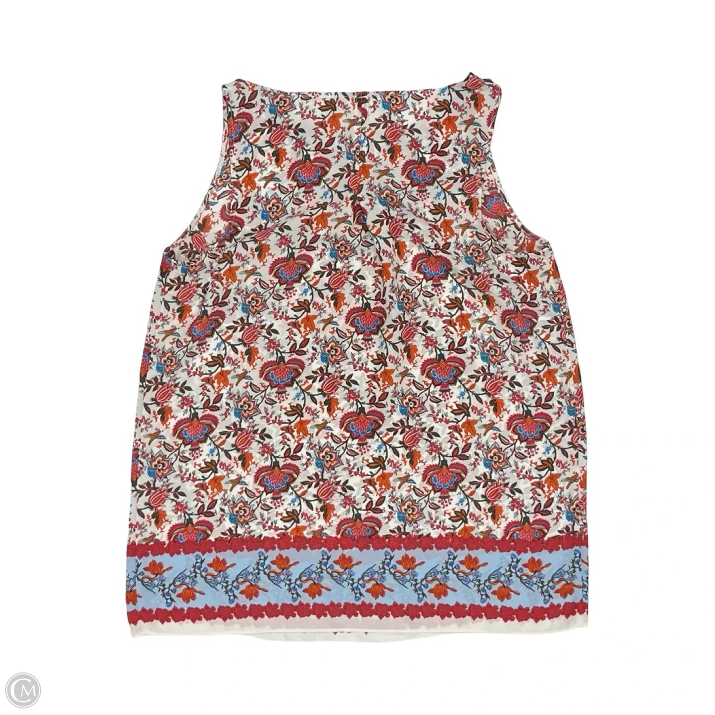 Blouse Sleeveless By Max Studio In Floral Print, Size: M