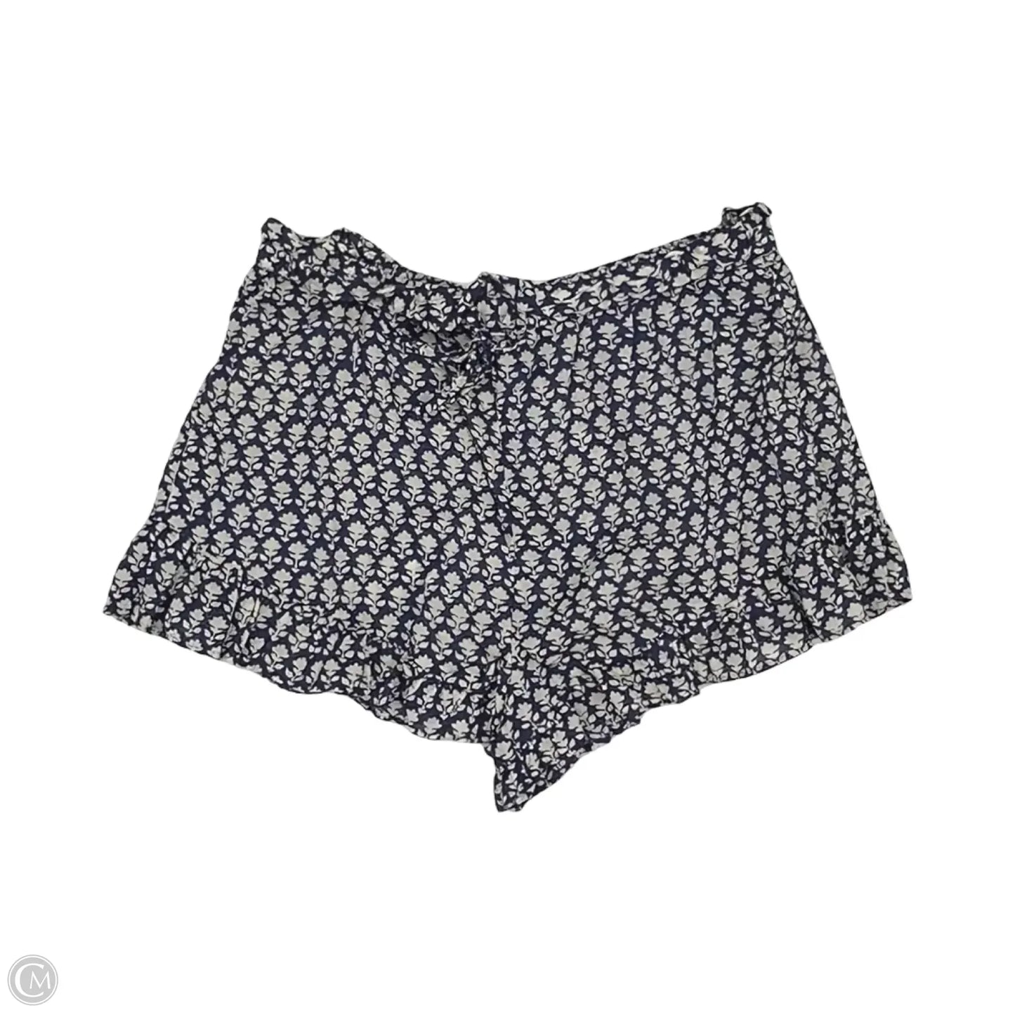 Shorts By J. Crew In Blue & Cream, Size: S