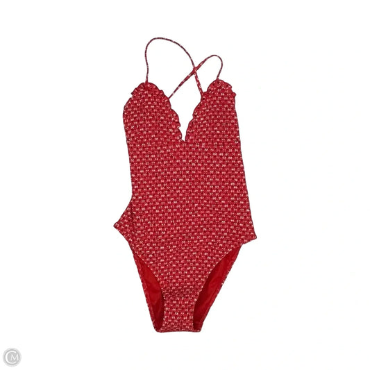 Swimsuit By J. Crew In Red & White, Size: 4