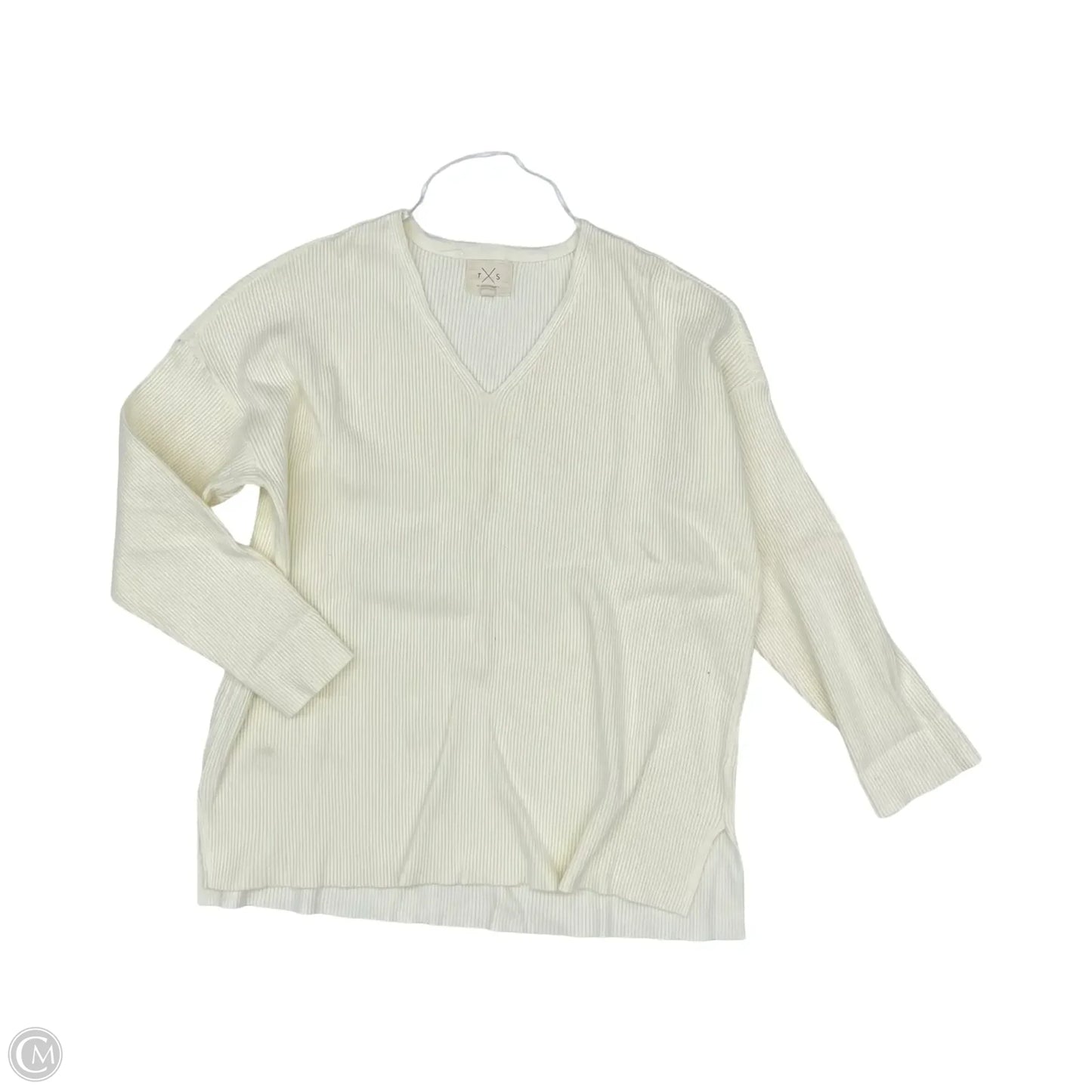 Sweater By Thread And Supply In Cream, Size: 3x