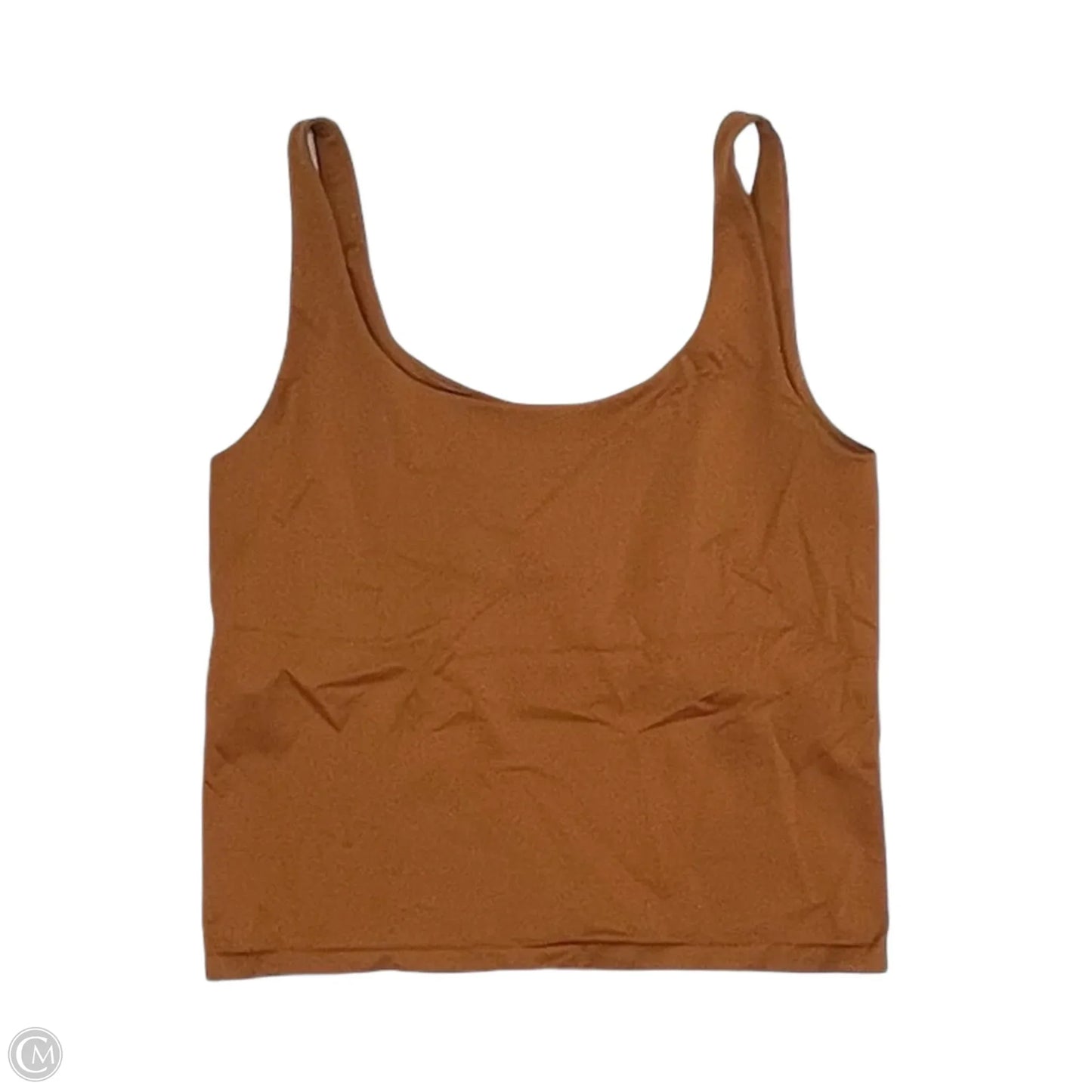 Athletic Tank Top By Clothes Mentor In Brown, Size: Large
