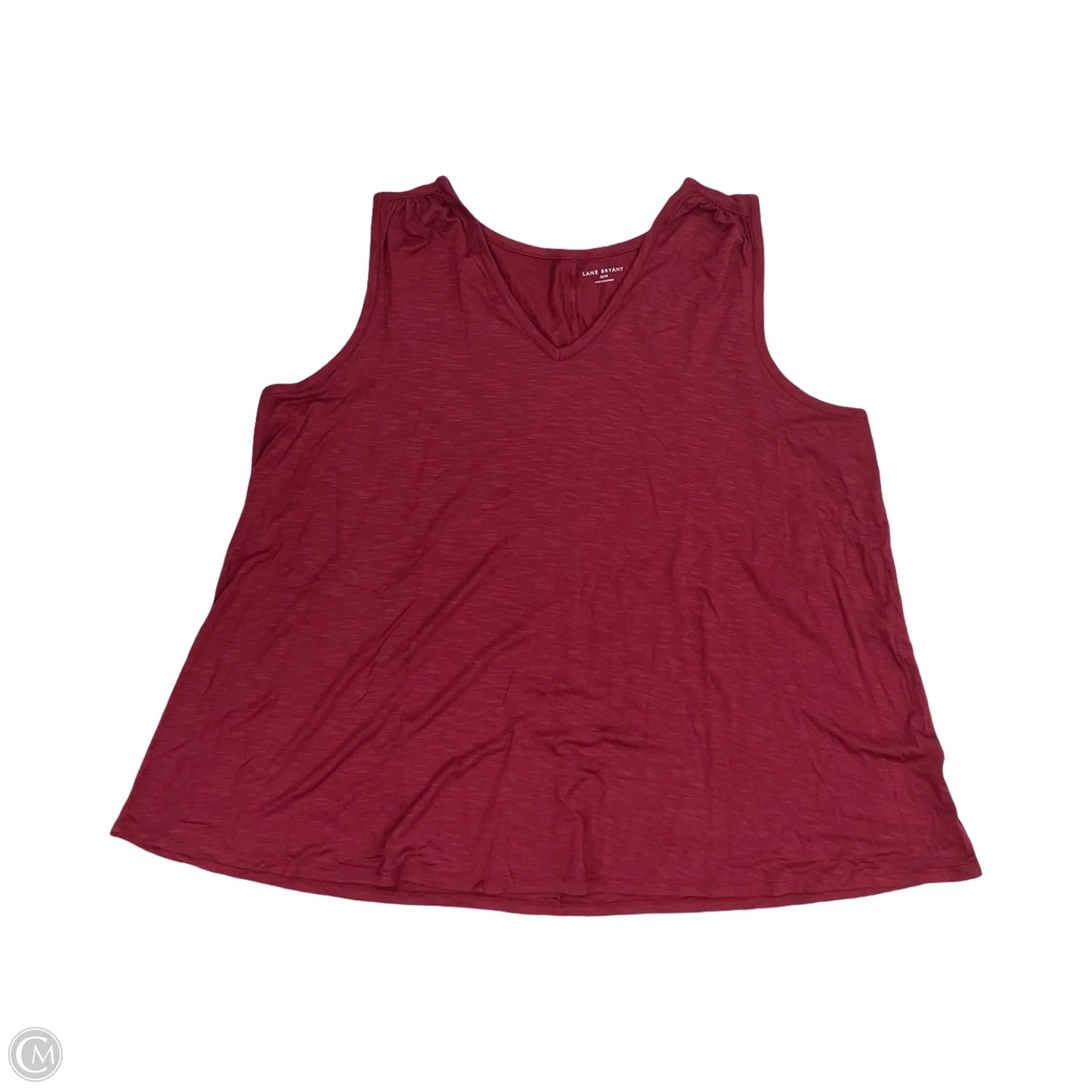 Top Sleeveless By Lane Bryant In Maroon, Size: 3x