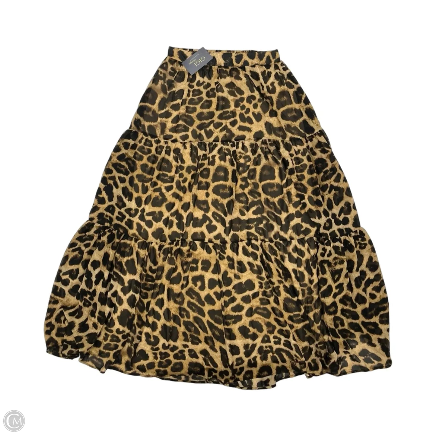 Skirt Maxi By Flying Tomato In Animal Print, Size: L