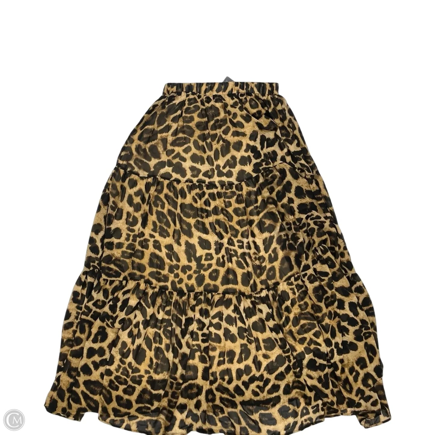 Skirt Maxi By Flying Tomato In Animal Print, Size: L