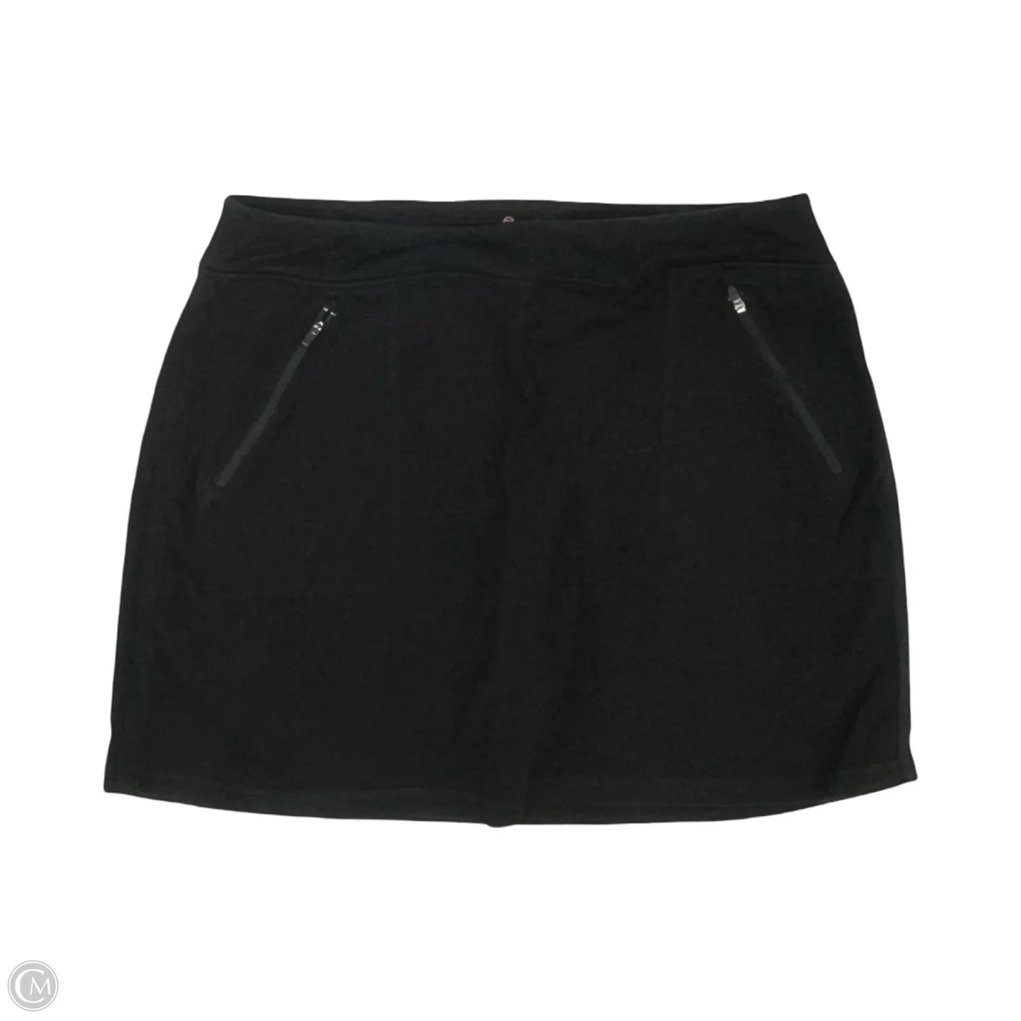 Skort By Talbots In Black, Size: L
