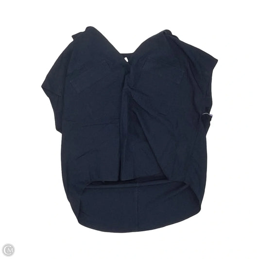 Blouse Sleeveless By Old Navy In Navy, Size: L