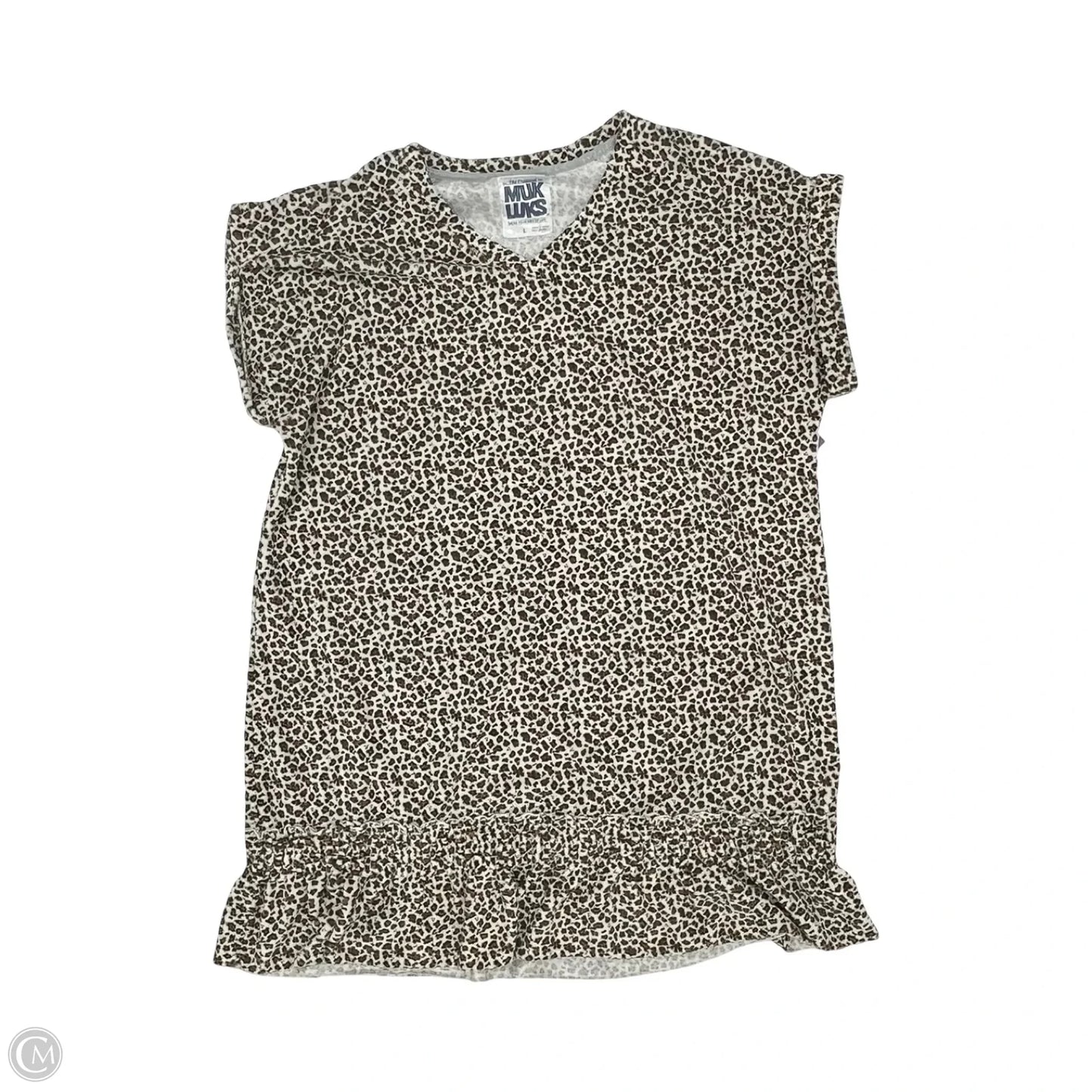 Nightgown By Muk Luks In Animal Print, Size: L