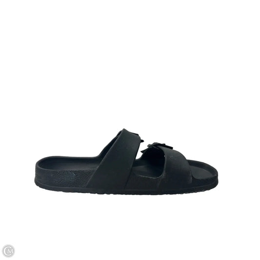 Sandals Flats By Shade & Shore In Black, Size: 9