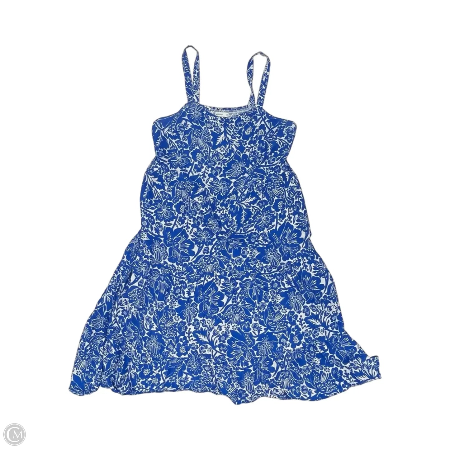 Dress Casual Maxi By Sonoma In Blue & White, Size: Xxl