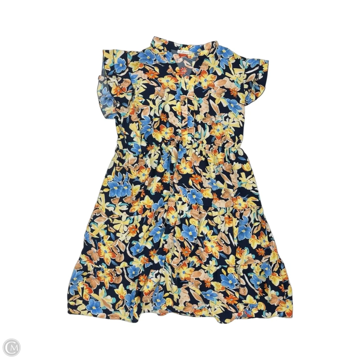 Dress Party Midi By Cmf In Floral Print, Size: 26