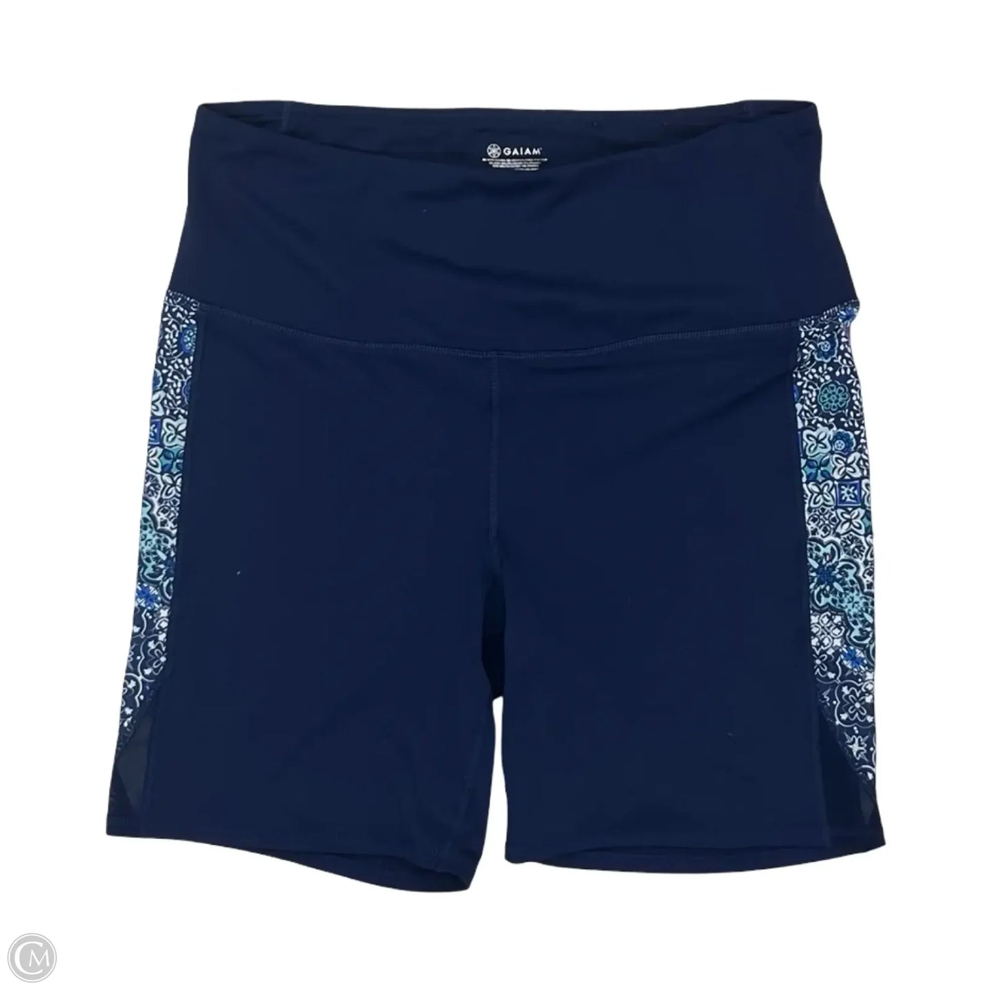 Athletic Shorts By Gaiam In Blue, Size: Xl