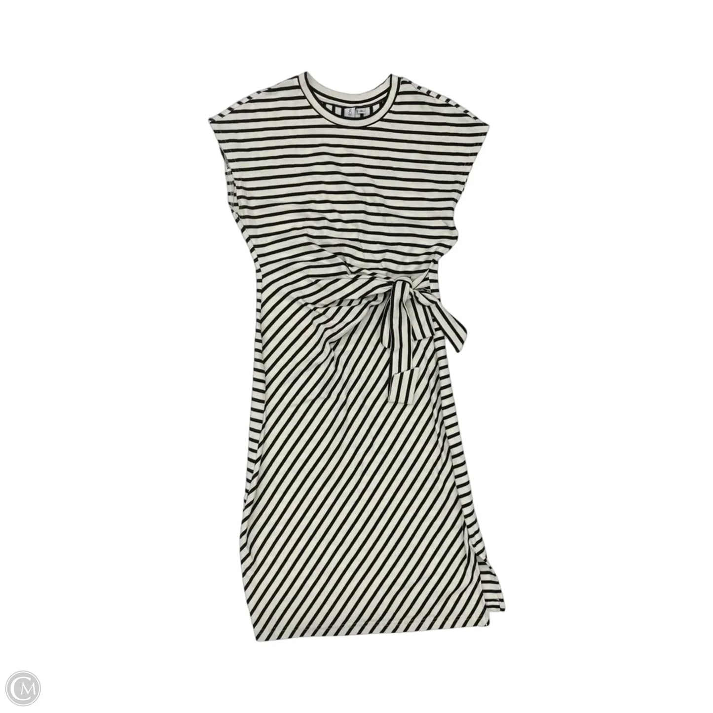 Dress Party Midi By Grace + Karma In Black & Cream, Size: S