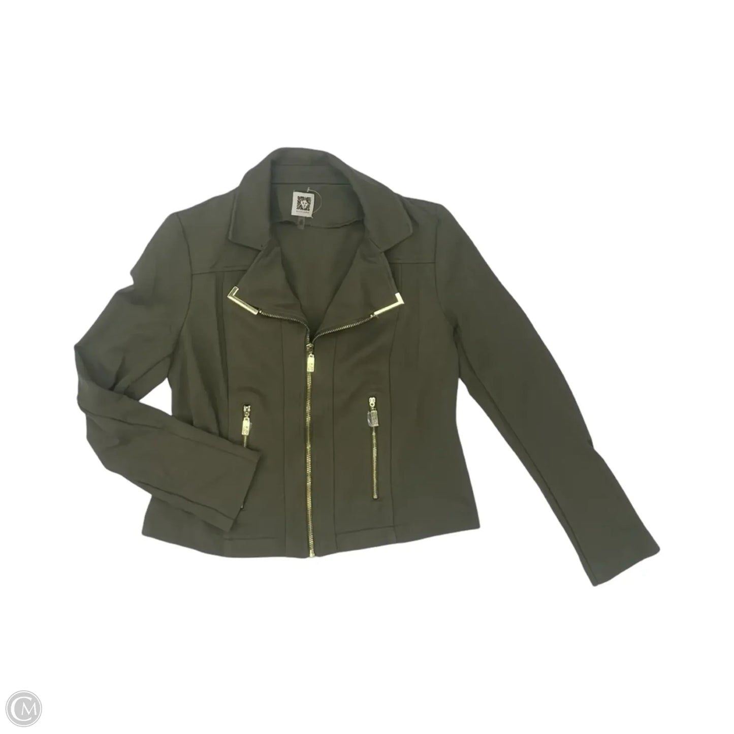 Jacket Moto By Active Usa In Green, Size: S