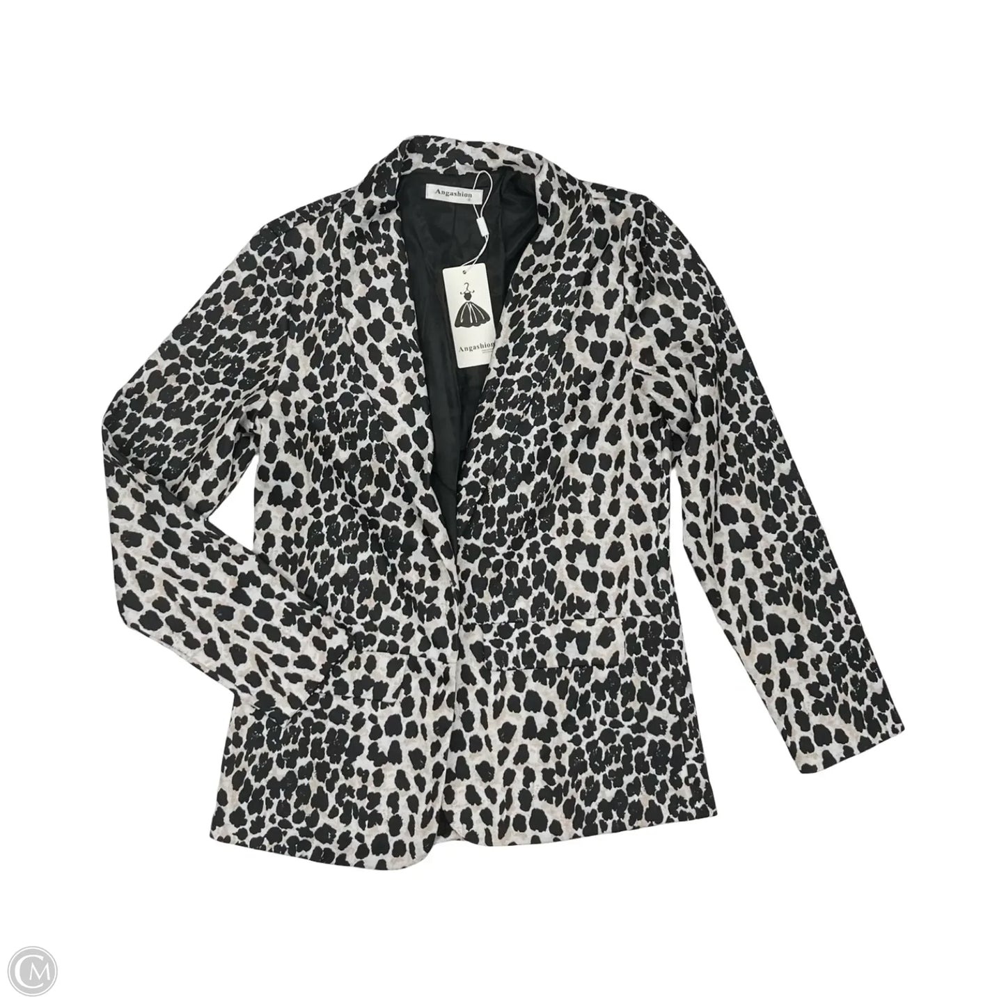 Blazer By Angashion In Animal Print, Size: S