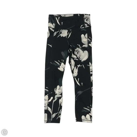 Athletic Leggings By All In Motion In Black & Cream, Size: S