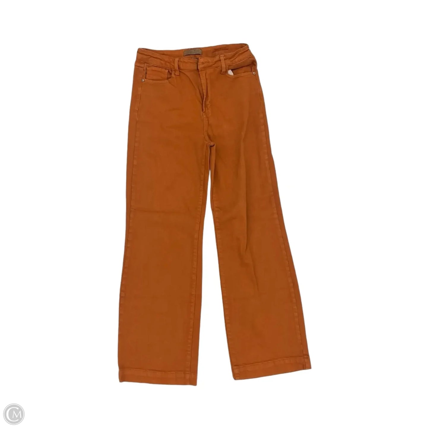 Jeans Wide Leg By Judy Blue In Orange, Size: 10